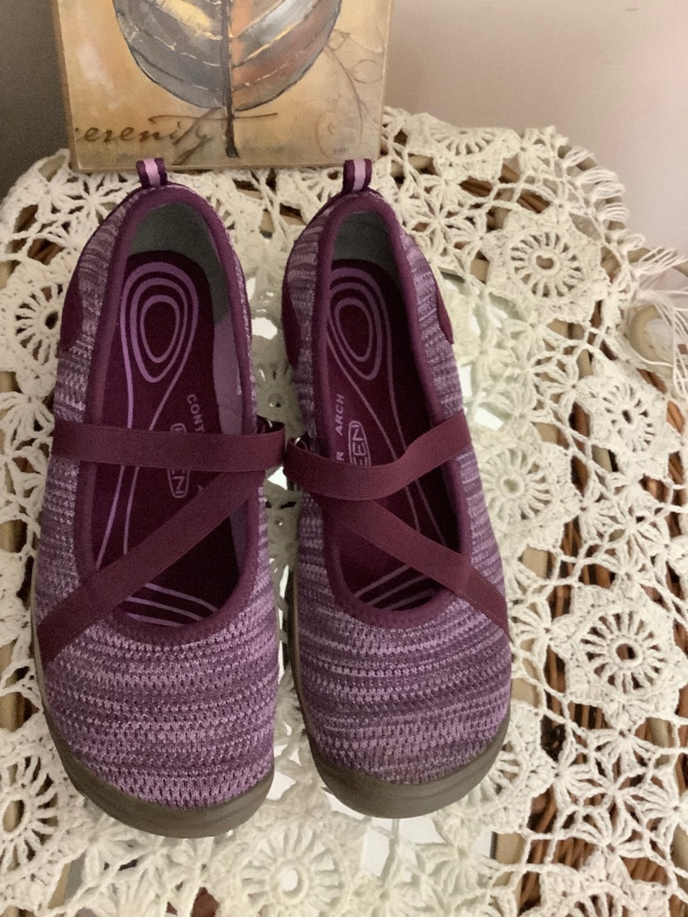 Keens purple Maryjane’s Sz 9 fits 9-9.5